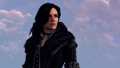The Witcher 3: Wild Hunt – Screenshot, auf dem Yennefer von Vengerberg abgebildet ist