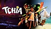 Grafika banneru hry Tchia s hlavnými postavami.