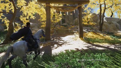 Ghost of Tsushima — Imagem de corte do bambu