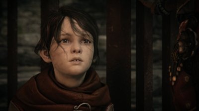 A Plague Tale: Requiem, snimka zaslona prikazuje Huga