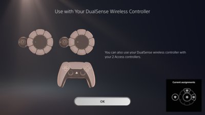 Interfaccia utente che mostra come connettere altri dispositivi al controller Access.