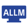 Blåt ALLM-ikon