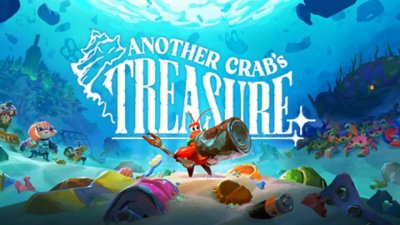 Key-Artwork von Another Crab's Treasure mit einer Krabbe unter Wasser