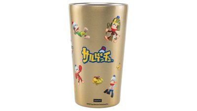 サルゲッチュ ステンレスサーモタンブラー (サルゲッチュ サルだらけ) 450ml Gallery Image 1