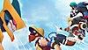 Apex Legends: ilustración principal del Evento Gaiden que muestra a personajes de anime volando por el aire