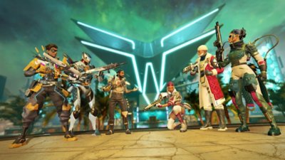 Apex Legends – kauden 25 kuvakaappaus, jossa kaksi legendajoukkuetta on vastakkain