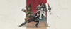 Apex Legends-nøglegrafik med hovedpersonerne Bloodhound, Wraith og Gibraltar.
