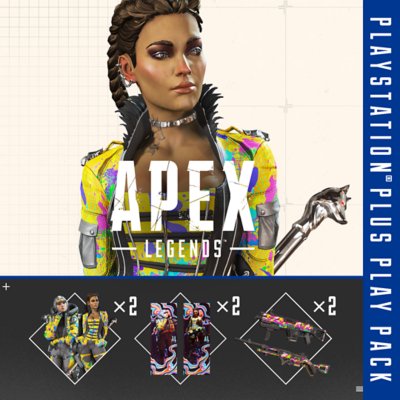 Apex Legends Pack showing character posing