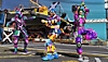La captura de pantalla de Apex Legends muestra a unos personajes luchando en el aire.