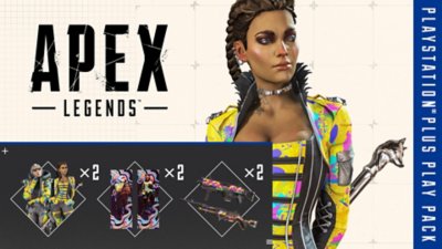 صورة فنية أساسية من الموسم 22 للعبة Apex Legends تعرض مزايا اشتراك PlayStation Plus