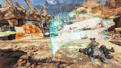 Apex Legends season 23 screenshot showing Lifeline reviving a character