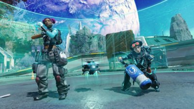 Apex Legends season 23 screenshot showing characters within a protective forcefield