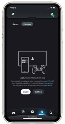 Enable captures on PS App