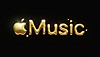 Logo de Apple Music en dorado