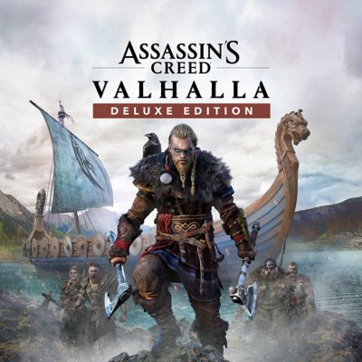 Assassin's Creed Valhalla - Digital Deluxe Edition art showing viking warrior