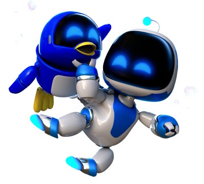 Mascota de preguntas frecuentes sobre Astro Bot