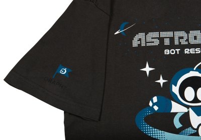ASTRO BOT プリントTシャツ (ASTRO BOT) チャコール Gallery Image 3
