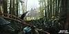Avatar: Frontiers of Pandora – zrzut ekranu przedstawiający pierwszoosobową perspektywę z główną postacią dzierżącą łuk.