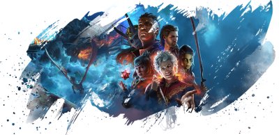 Baldur's Gaste 3 key art featuring all the main companions.