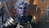 Captura de pantalla de Baldur's Gate 3 mostrando un elfo de apariencia preocupada 