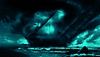 Achtergrondafbeelding van Battlefield 2042 met daarop een grote tornado boven de oceaan