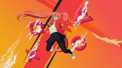 Best anime and manga games promotional key art featuring a stylised anime rendition of a school girl character.