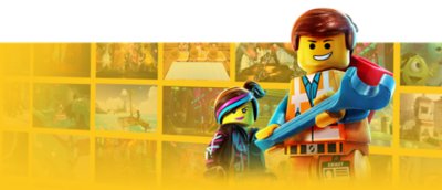 PS Plus branded artwork featuring key art from Lego Movie.