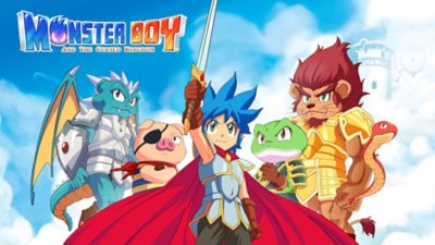 Arte promocional de Monster Boy and The Cursed Kingdom