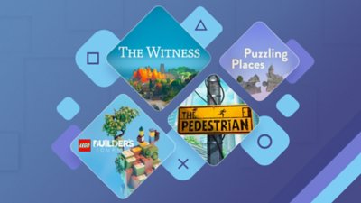 เกมแนวไขปริศนาที่ดีที่สุดบน PS4 และ PS5 ได้แก่ The Witness, The Pedestrian, Ghost Giant และ LEGO Builder's Journey