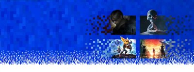 Hero artwork for Best Modern Remakes editorial page showing Resident Evil 4, Tomb Raider I, II & III Remastered, Ratchet & Clank and Final Fantasy VII Rebirth