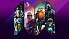 Hunt: Showdown、Outriders、Deep Rock Galactic、レインボーシックス シージの画像を使用した名作チームシューティングゲームのプロモーションキーアート
