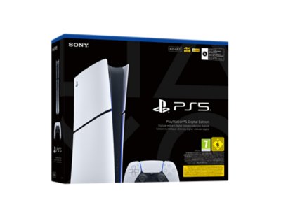 Kartonverpackung der PS5 Digital Edition