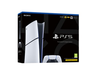 PS5 digital edition retail box packaging