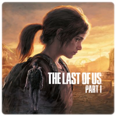 The Last of us Part I key art featuring characters posing in a serious manner.