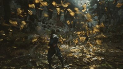 Black Myth: Wukong – Capture d'écran montrant le joueur en train d'utiliser la magie