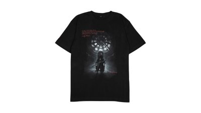 Bloodborne プリントTシャツ (Bloodborne 時計塔のマリア) ブラック Gallery Image 1