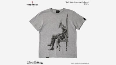 Bloodborne × TORCH TORCH/ Tシャツコレクション: 時計塔のマリア Gallery Image 2