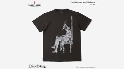 Bloodborne × TORCH TORCH/ Tシャツコレクション: 時計塔のマリア Gallery Image 3