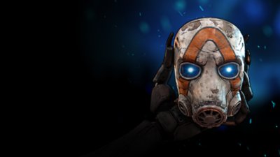 Borderlands 4 hero artwork showing a Bandit mask