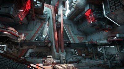 Borderlands 4 – Captură de ecran care prezintă un interior cu aspect industrial