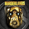 Illustrazione di copertina di Borderlands The Handsome Collection raffigurante una maschera dorata di Psycho