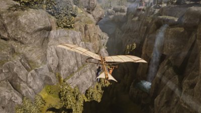 Brothers: A Tale of Two Sons Remake – Capture d'écran montrant un planeur