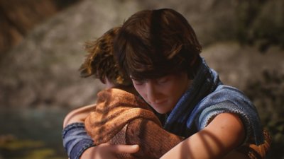 ブラザーズ 2人の息子の物語 Remake スクリーンショット 抱き合っている兄弟