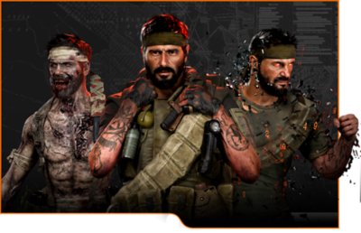 Woods Operator pack image showcasing soldiers posing