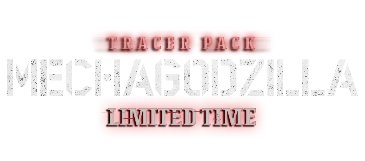 Logo de lote de tiempo limitado Paquete de trazadoras: MechaGodzilla