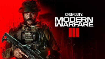 Arte de Call of Duty Modern Warfare III mostrando o Capitão Price contra um fundo vermelho e preto
