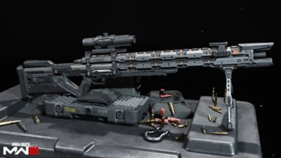 Captura de pantalla de la temporada 3 de Call of Duty que muestra el nuevo fusil de precisión MORS