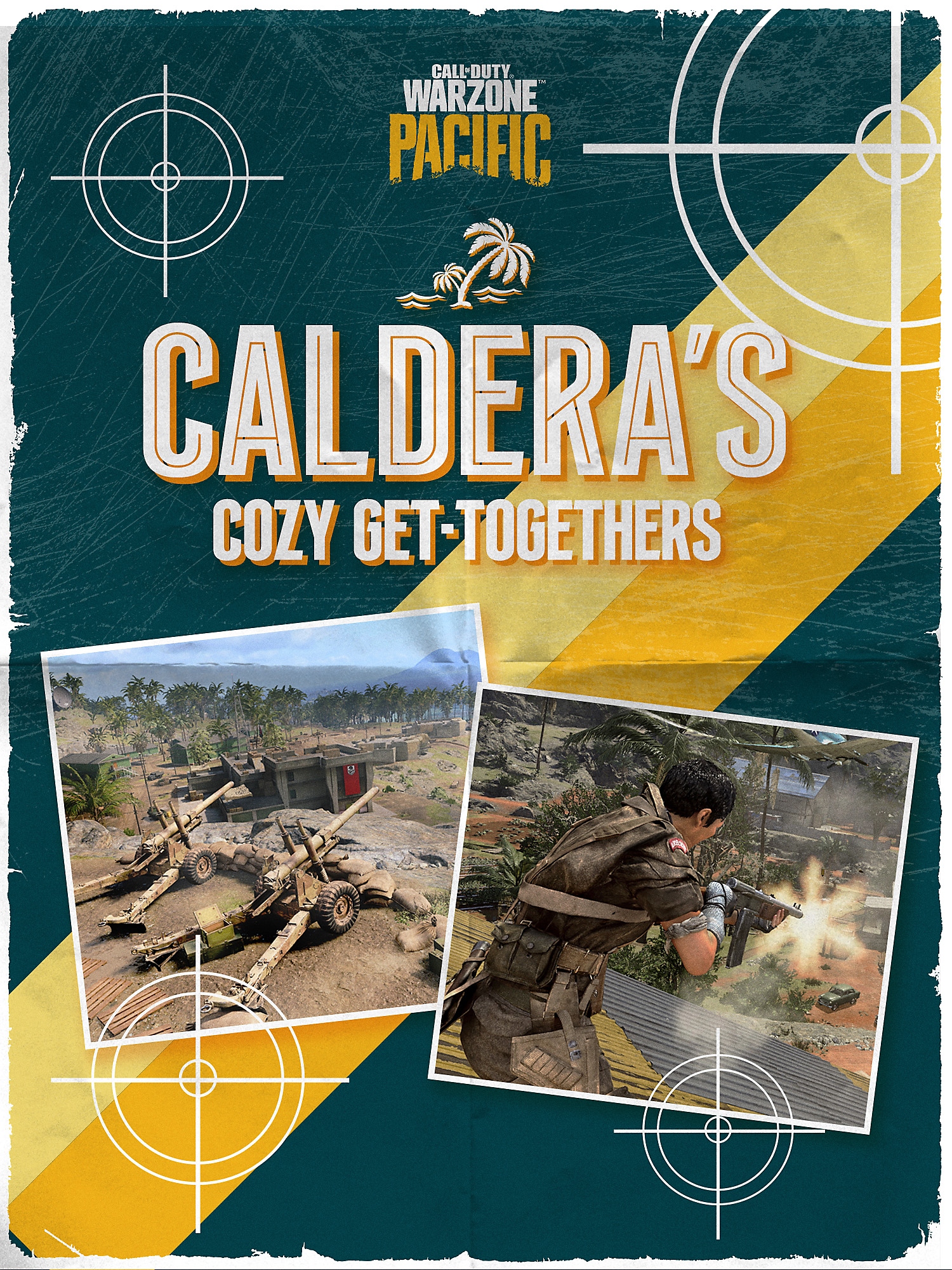 หน้าปกโบรชัวร์ Caldera Cosy Get-Togethers