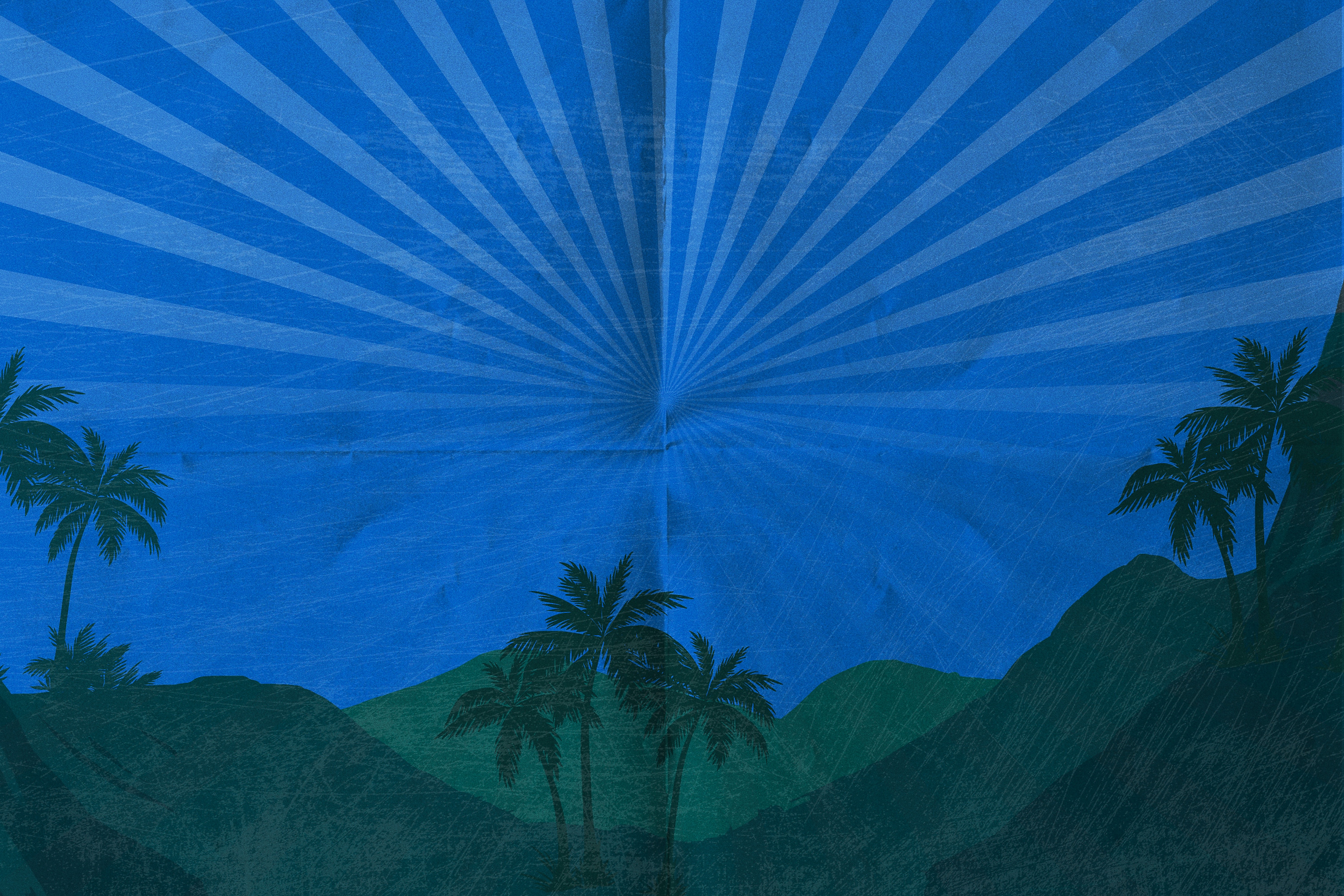 カルデラのパンフレット背景のパターン - ブルー