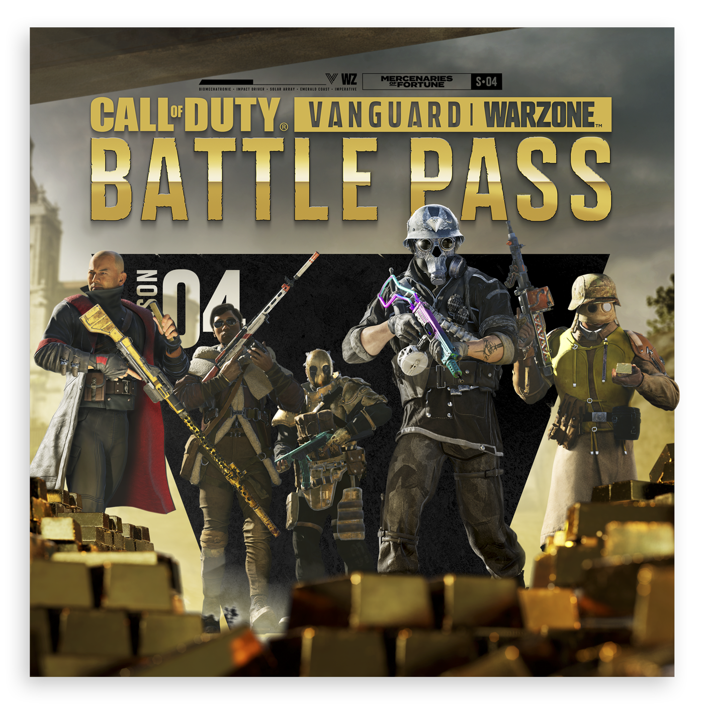 Key-art van de Call of Duty Battle Pass voor seizoen vier